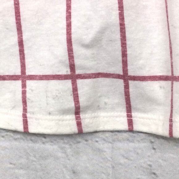 Lularoe Women's Window Pane Plaid Short Sleeve Round Neck T-Shirt Size Small - Picture 9 of 10